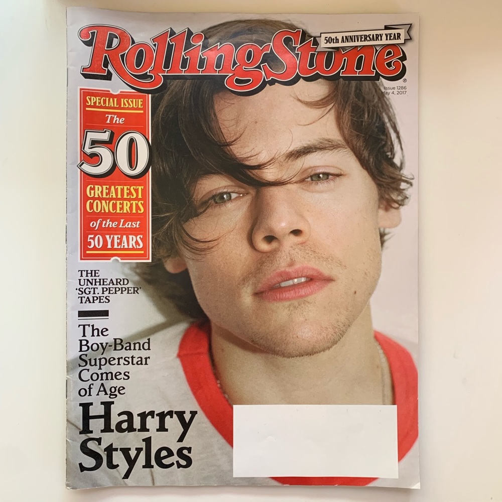 Harry Styles Rolling Stone Magazine